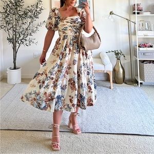 Abercrombie and fitch Emerson midi dress